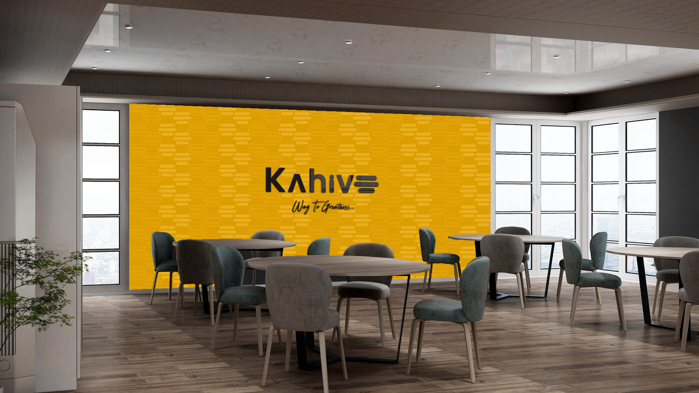 KaHive restaurant interior branding