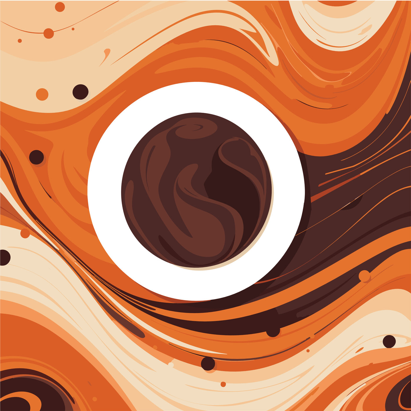 Oak Cafe brand pattern